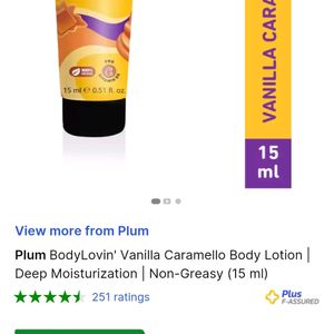 15×8 Plum BodyLovin Vanilla Caramello Body Lotion