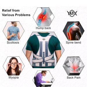 YATIX Adjustable Posture Corrector for Men and Wom