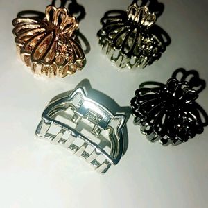 Small Trendy Metal Claw Clips