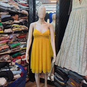 Yellow Bralette Dress