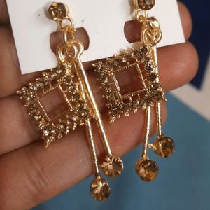 Golden Earing Set For Women