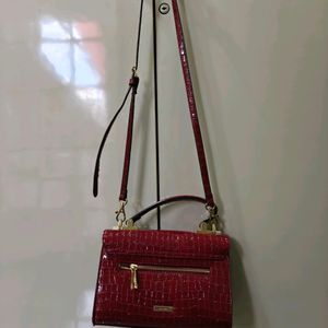 Aldo burgandy/Maroon Sling Bag