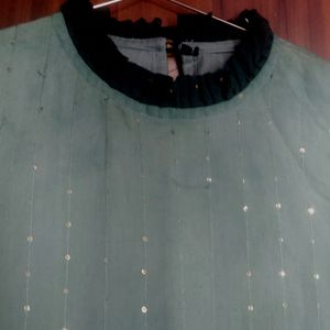 Green Shaded Kurti