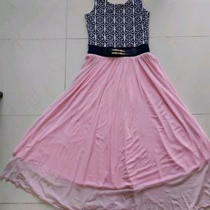 Flared Pink Frock For Pretty Girls 🩷💃