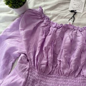 Corset Lavender Top🩵