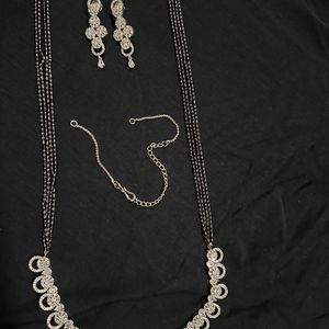 2 in 1 silver ad mangalsutra