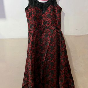 Ethenic Gown Blood Red