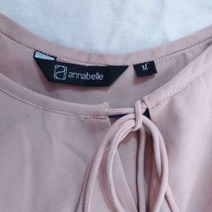 Salmon Pink Top By Pantaloons