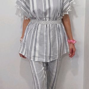 Beautiful Striped Co-ord Set