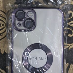 Soft Silicone Back Cover For IPhone 14 Max Purple