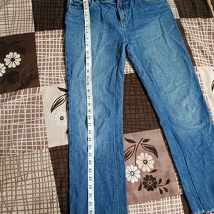 Blue Straight Jeans For Women