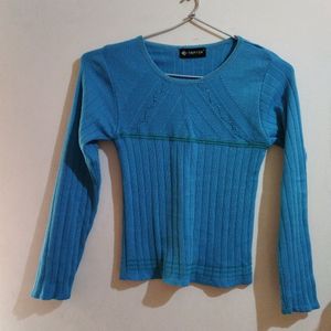 Light Blue Sweater For Girls