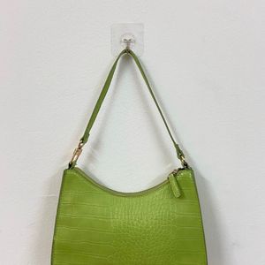 Mango Croc Shoulder Bag