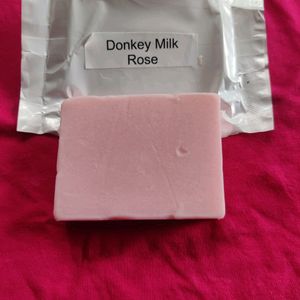 Home Made Donkey Milk And Rose Soap