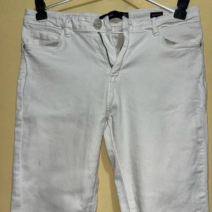 White Skinny Fit Jeans For Women