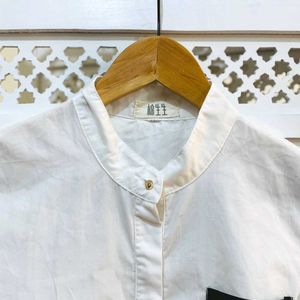 Pinterest Korean White & Black Top