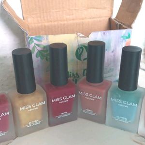 Miss Glam Nailpolish Pack Of 6