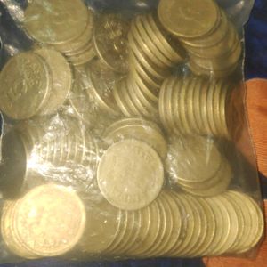 5 Rupees Coins Packet Of 100 Pcs