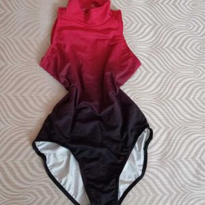 Ombre leotard/swimwear/bodysuit