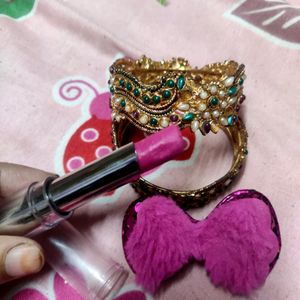 Bangles And Lipstick, Hair Clip Combo