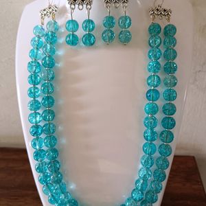 Glass Bead Necklace Set