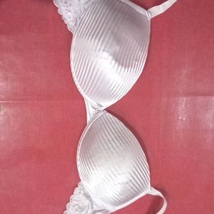 Hot Satin Stripped Silky Bra