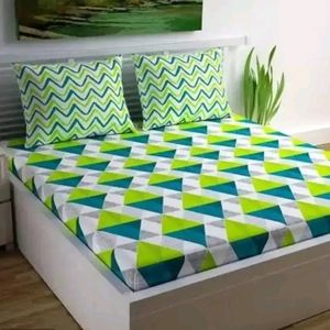 Bedsheet with 2 Pillow Covers