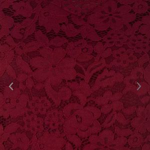 Women Maroon Self - Design Lace Top