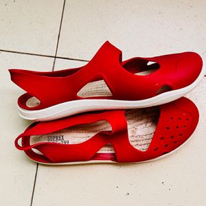 Maroon Clog Flats EU39 No.