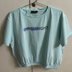 Madame Women’s Light Blue Colour Top