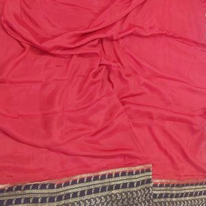 Good Condition Mysoore Silk Saree For Sale