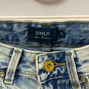 Only Brand Blue Denim Shorts