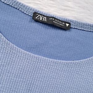 Zara Powder Blue Top