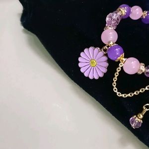 Beautiful Lavender 🪻 And Pink 🩷 Bracelet