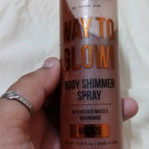 TNW The Natural Wash Way  Glow Body Shimmer Spray❤