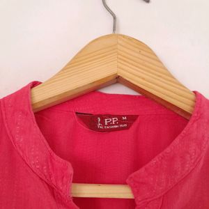 Pink Casual Top (Women's)