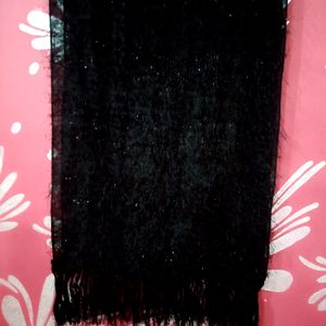 Black Winter Stole