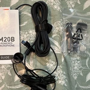 JBL CSLM20B Battery Powered Lavalier Microphone