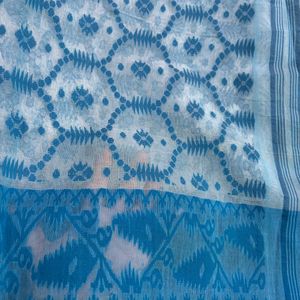 Pure Cotton Jamdani Saree