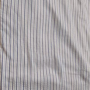 Louis Philippe Men Off White Stripe Cotton Shirt