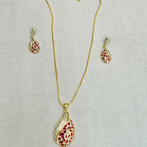 Chain Pendant, Earring And Ring