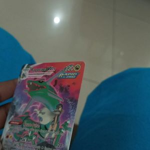 Pokemon Card Rayquazza Vmax