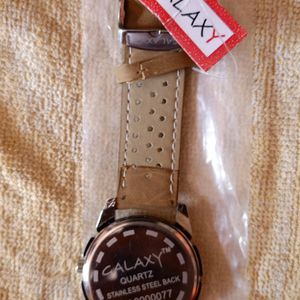 Leather Analog Watch