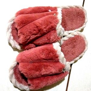 Slippers Winter Fur Soft Flip Flops