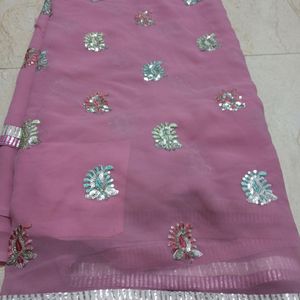 Beutiful Pink Color Saree