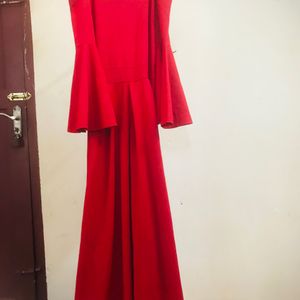 Red Shimmer Gown