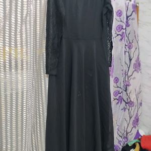 Brand New Black Full Length Dress For Women