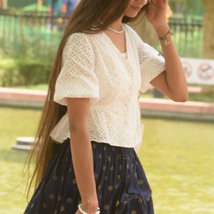 White Crop Top