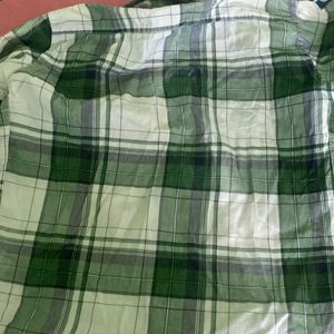 A Green& White Colur Shirt Brand Of GANT