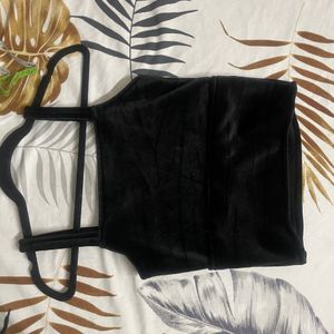 A Velvety Black Tank Top